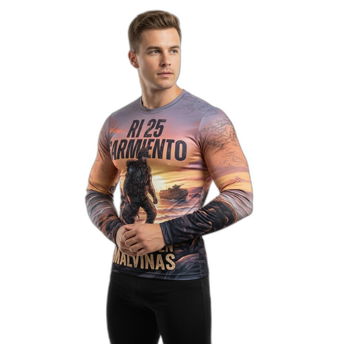 Remera Malvinas RI 25 Sarmiento