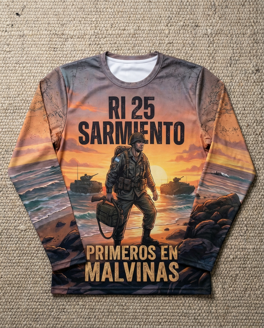 Remera Malvinas RI 25 Sarmiento