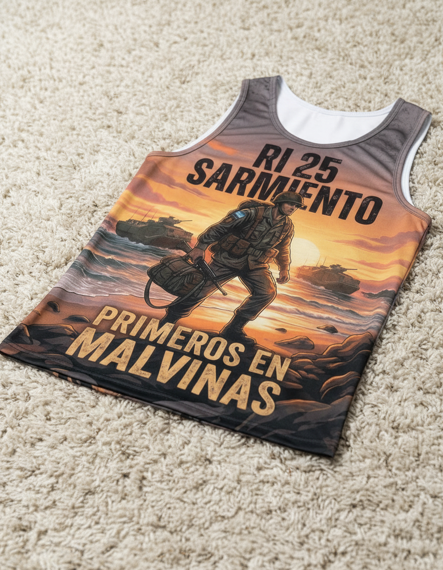 Remera Malvinas RI 25 Sarmiento