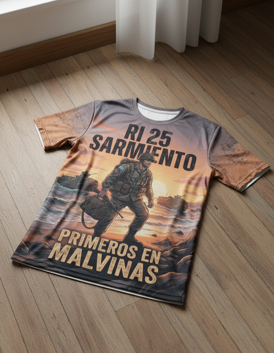 Remera Malvinas RI 25 Sarmiento