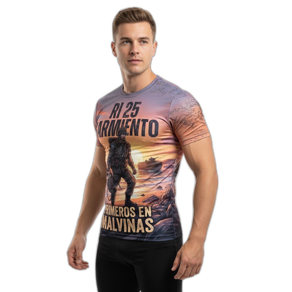 Remera Malvinas RI 25 Sarmiento