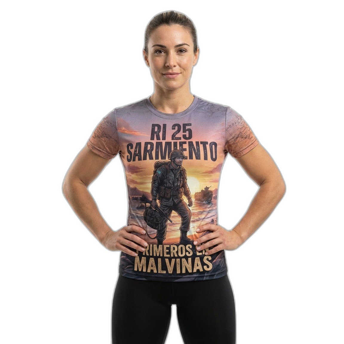 Remera Malvinas RI 25 Sarmiento