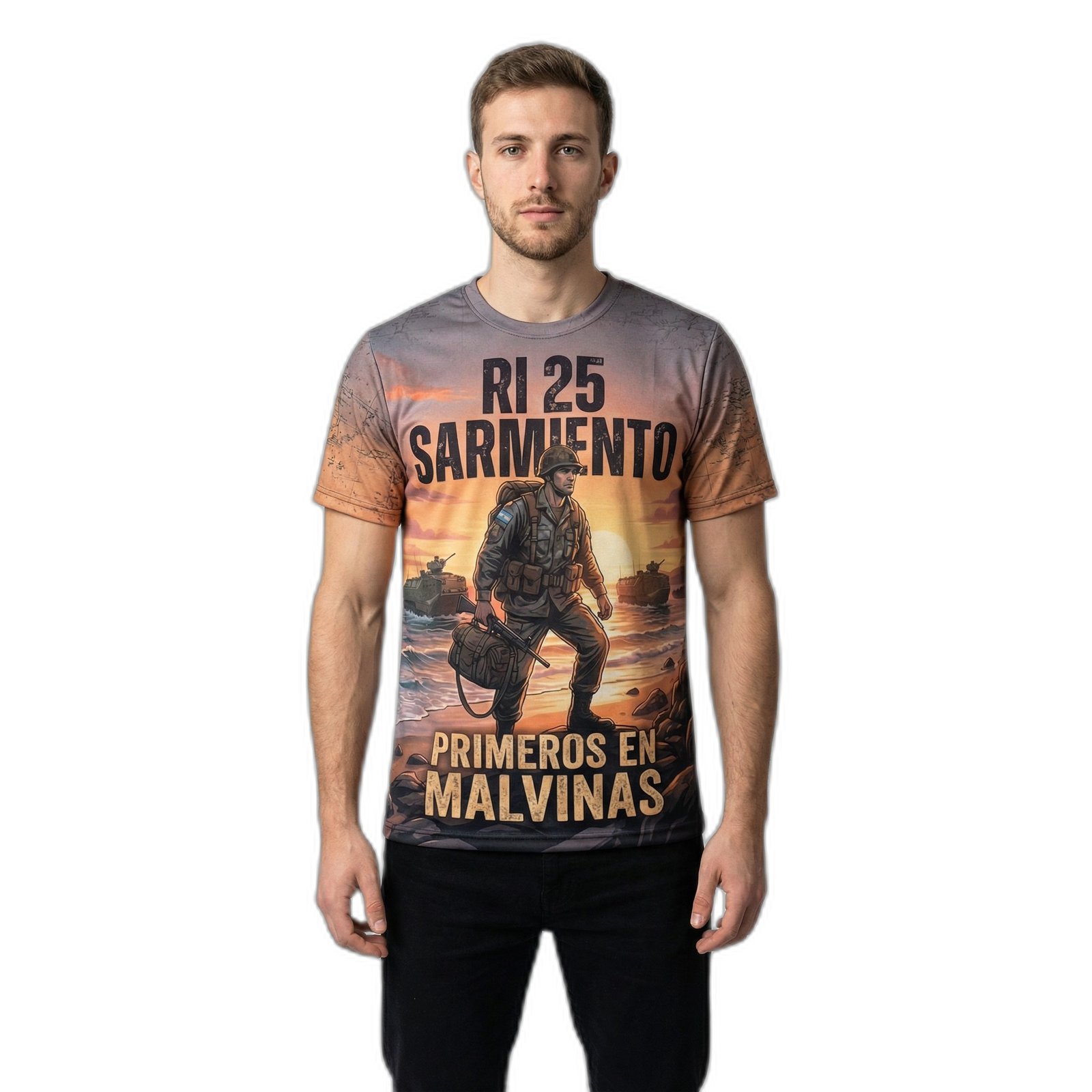 Remera Malvinas RI 25 Sarmiento