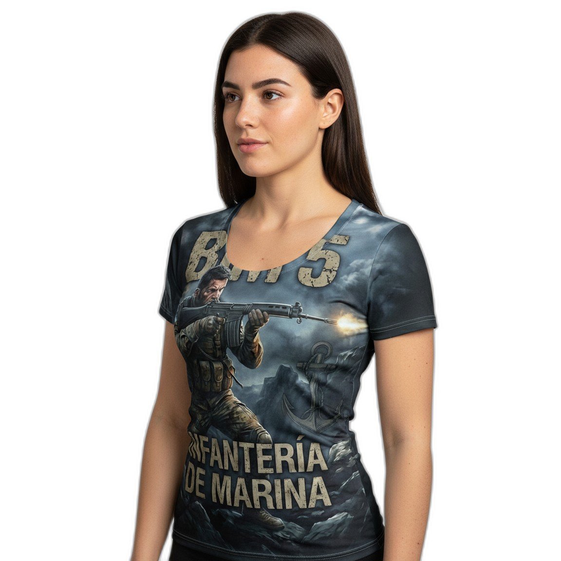 Remera Malvinas BIM 5 Río Grande