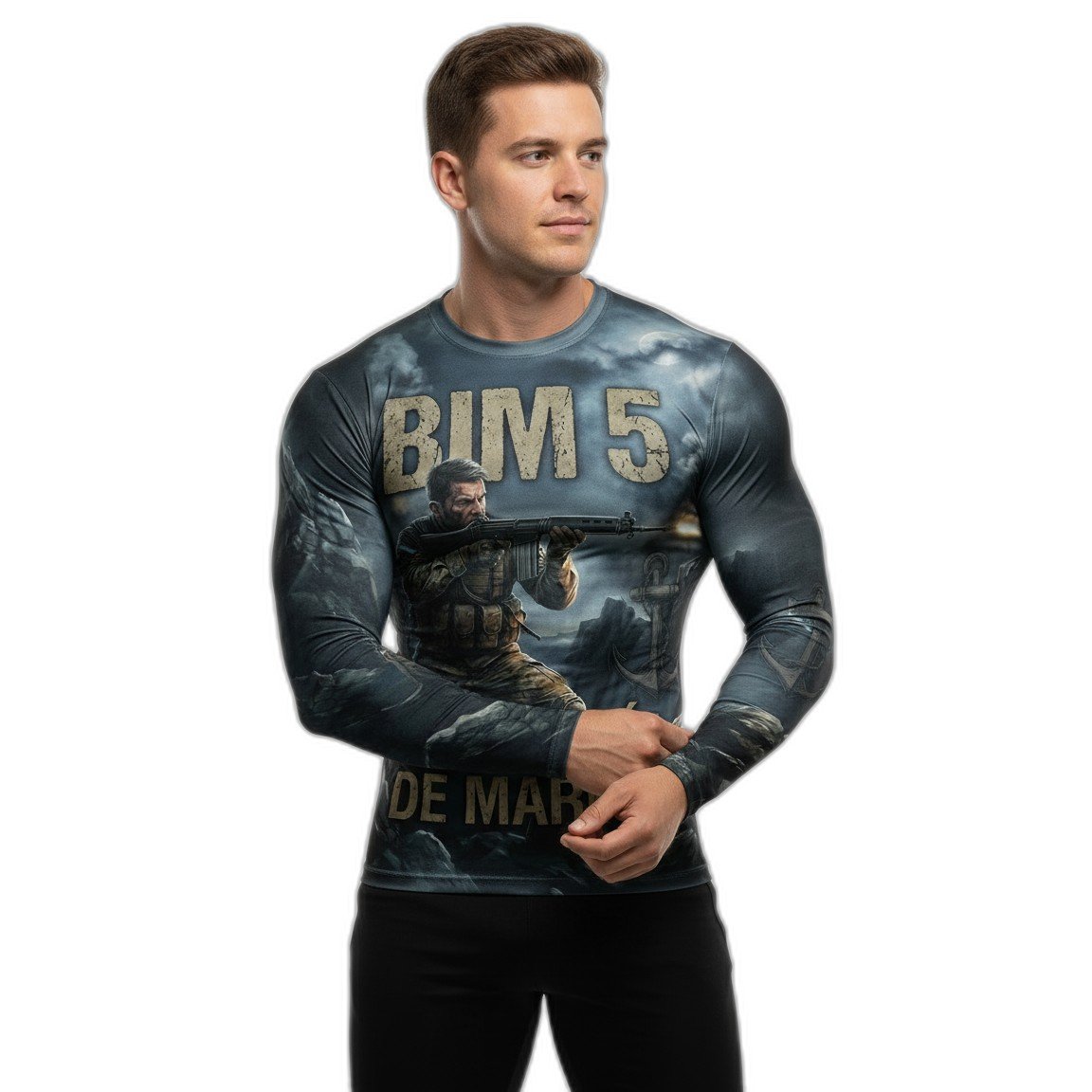 Remera Malvinas BIM 5 Río Grande