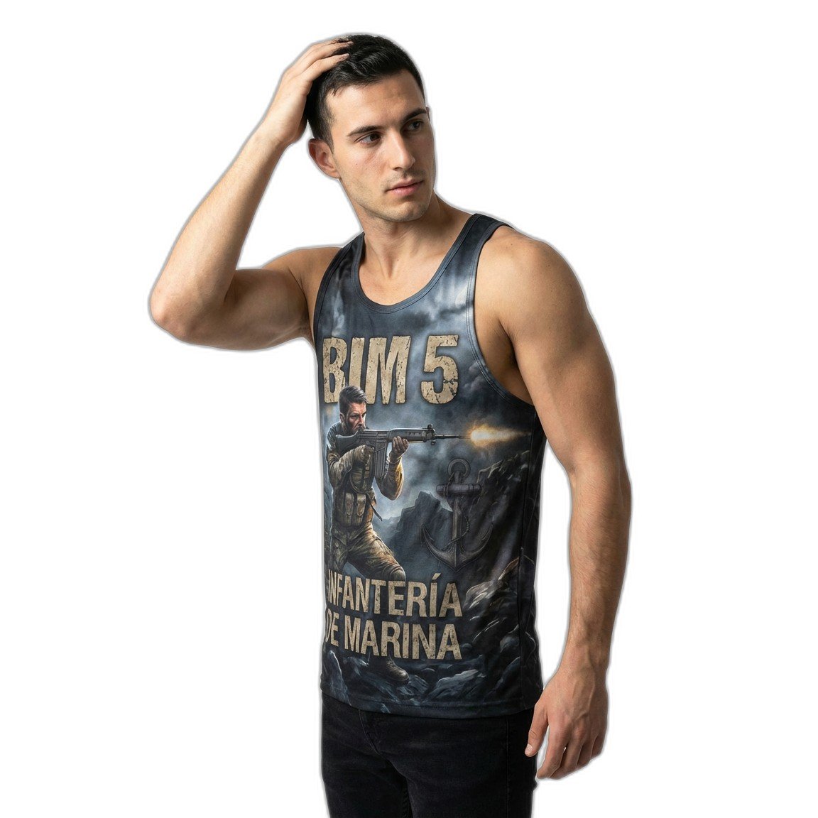 Remera Malvinas BIM 5 Río Grande