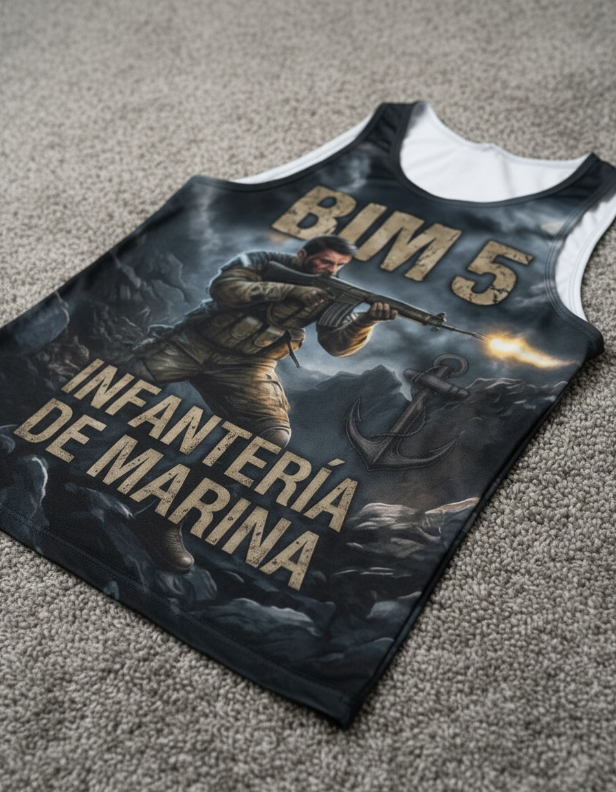 Remera Malvinas BIM 5 Río Grande