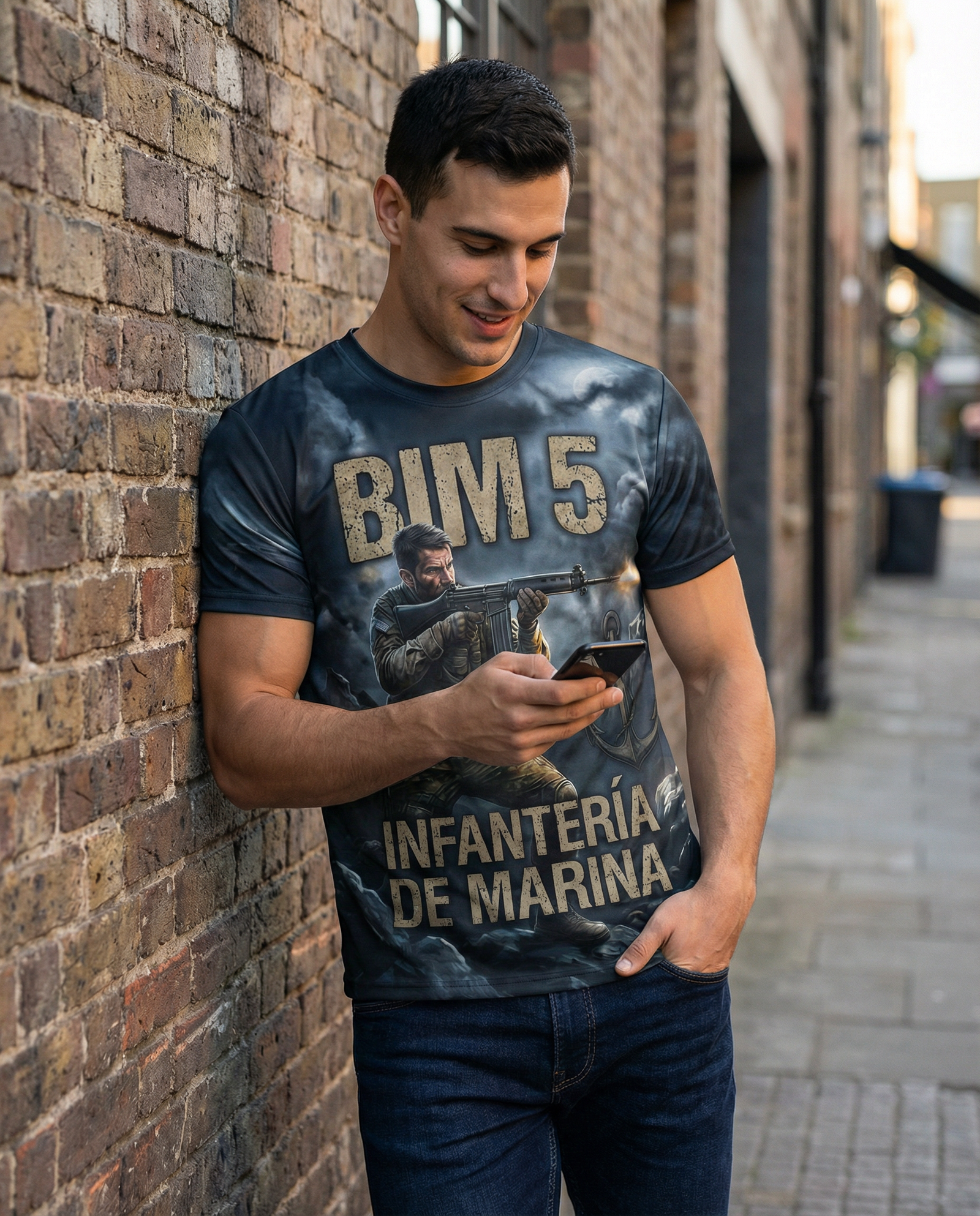 Remera Malvinas BIM 5 Río Grande