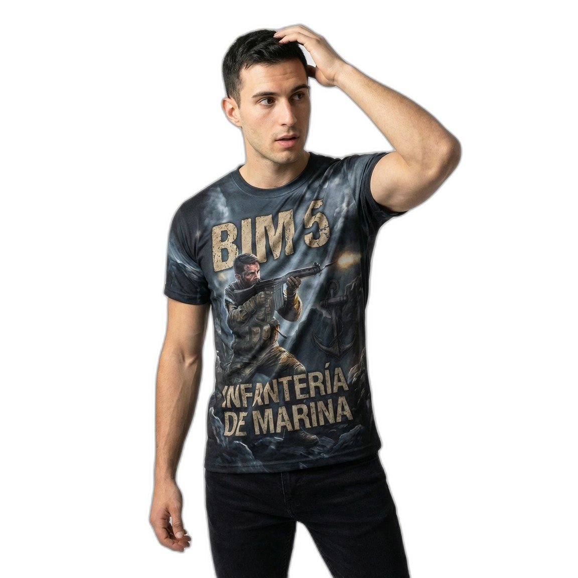 Remera Malvinas BIM 5 Río Grande