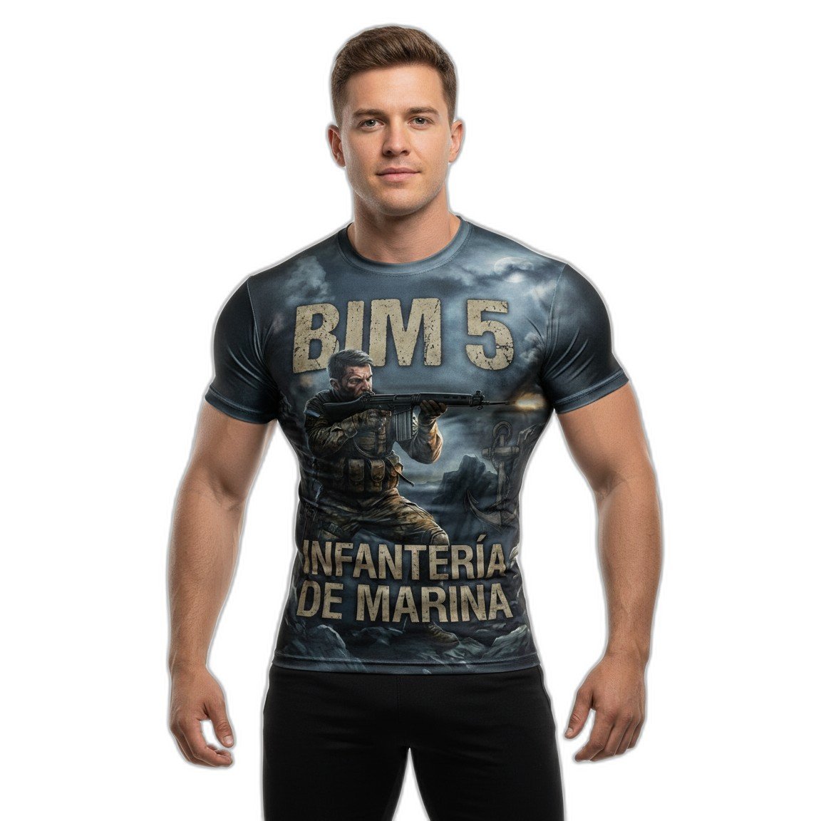 Remera Malvinas BIM 5 Río Grande