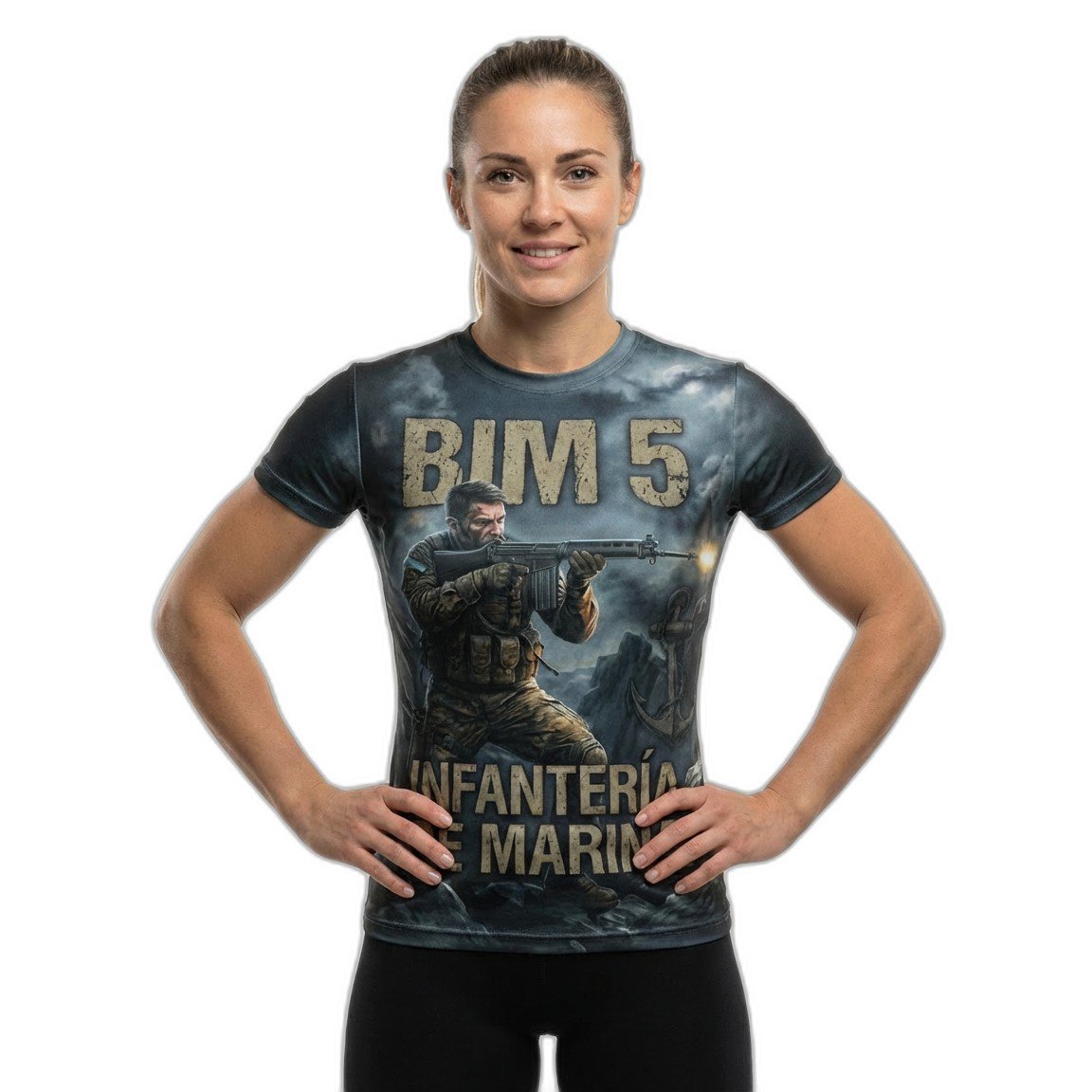 Remera Malvinas BIM 5 Río Grande