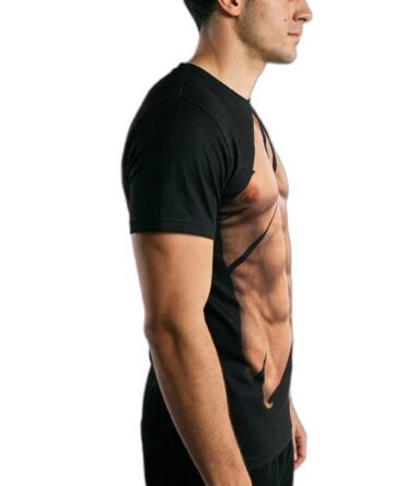 Remera Rasgada Abdominales