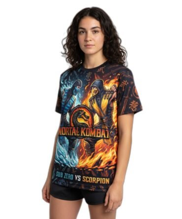 Remera Mortal Kombat Sub Zero Vs Scorpion