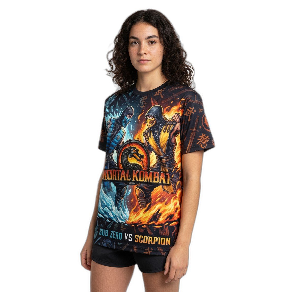 Remera Mortal Kombat Sub Zero Vs Scorpion