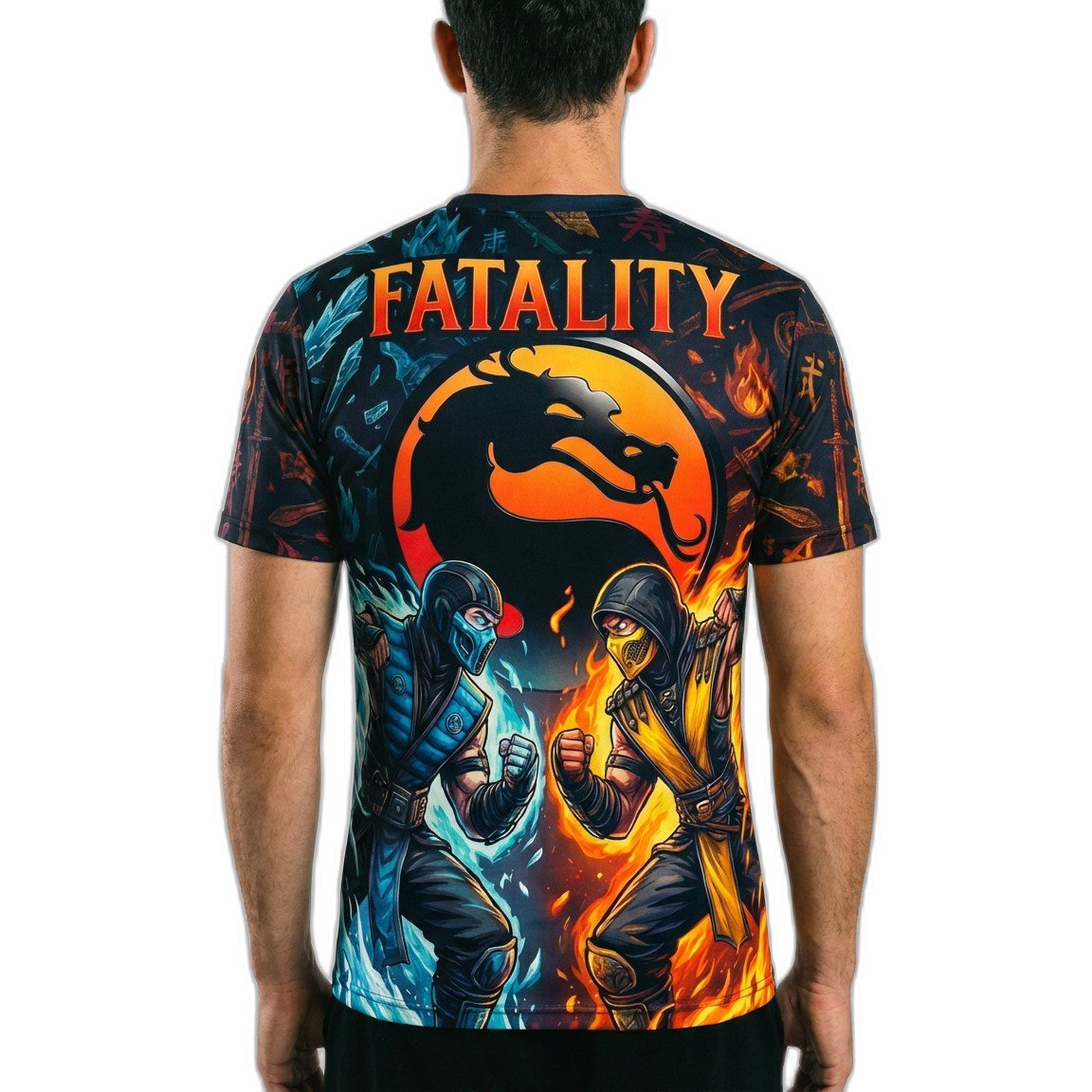 Remera Mortal Kombat Sub Zero Vs Scorpion