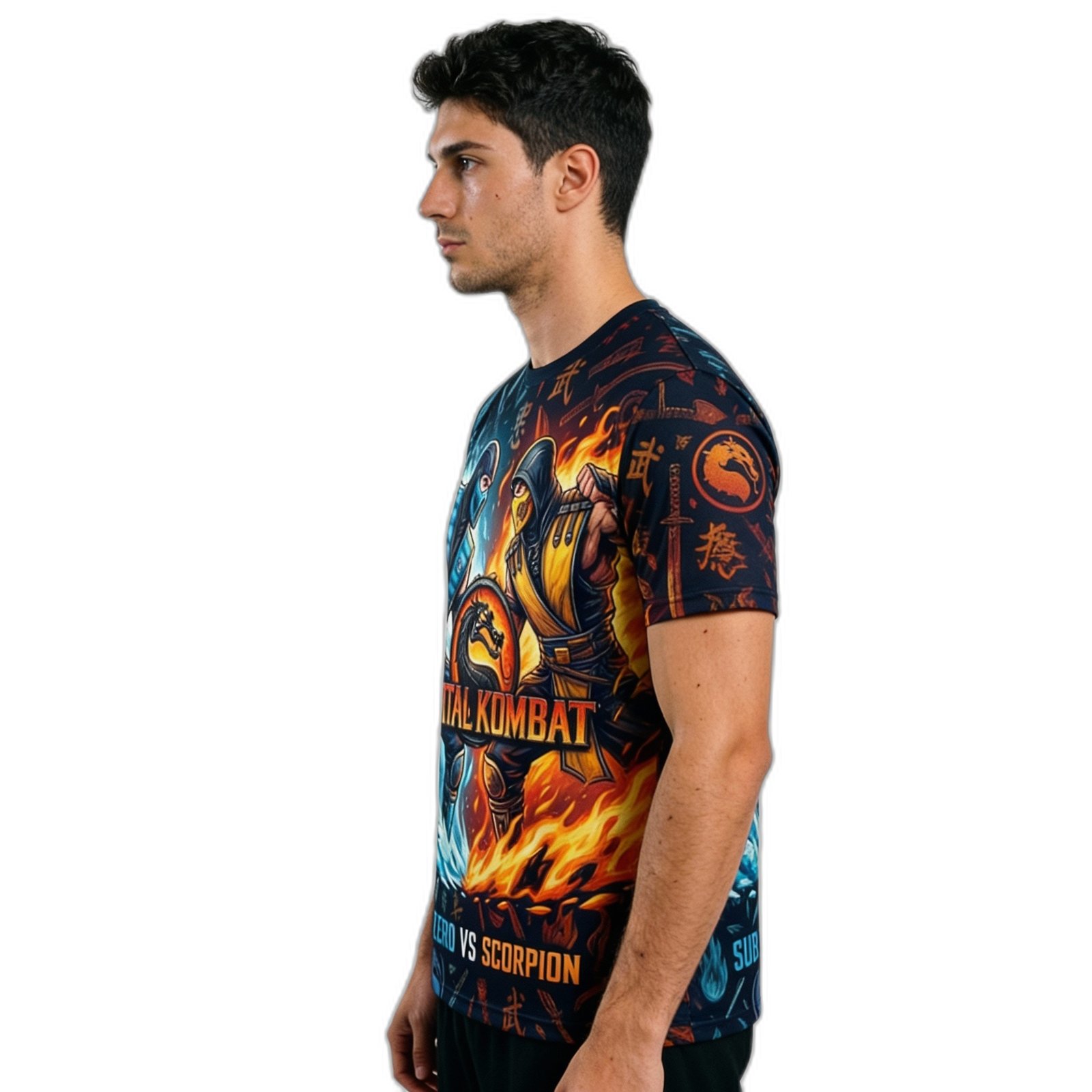 Remera Mortal Kombat Sub Zero Vs Scorpion