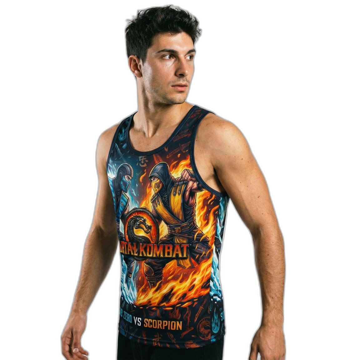 Remera Mortal Kombat Sub Zero Vs Scorpion