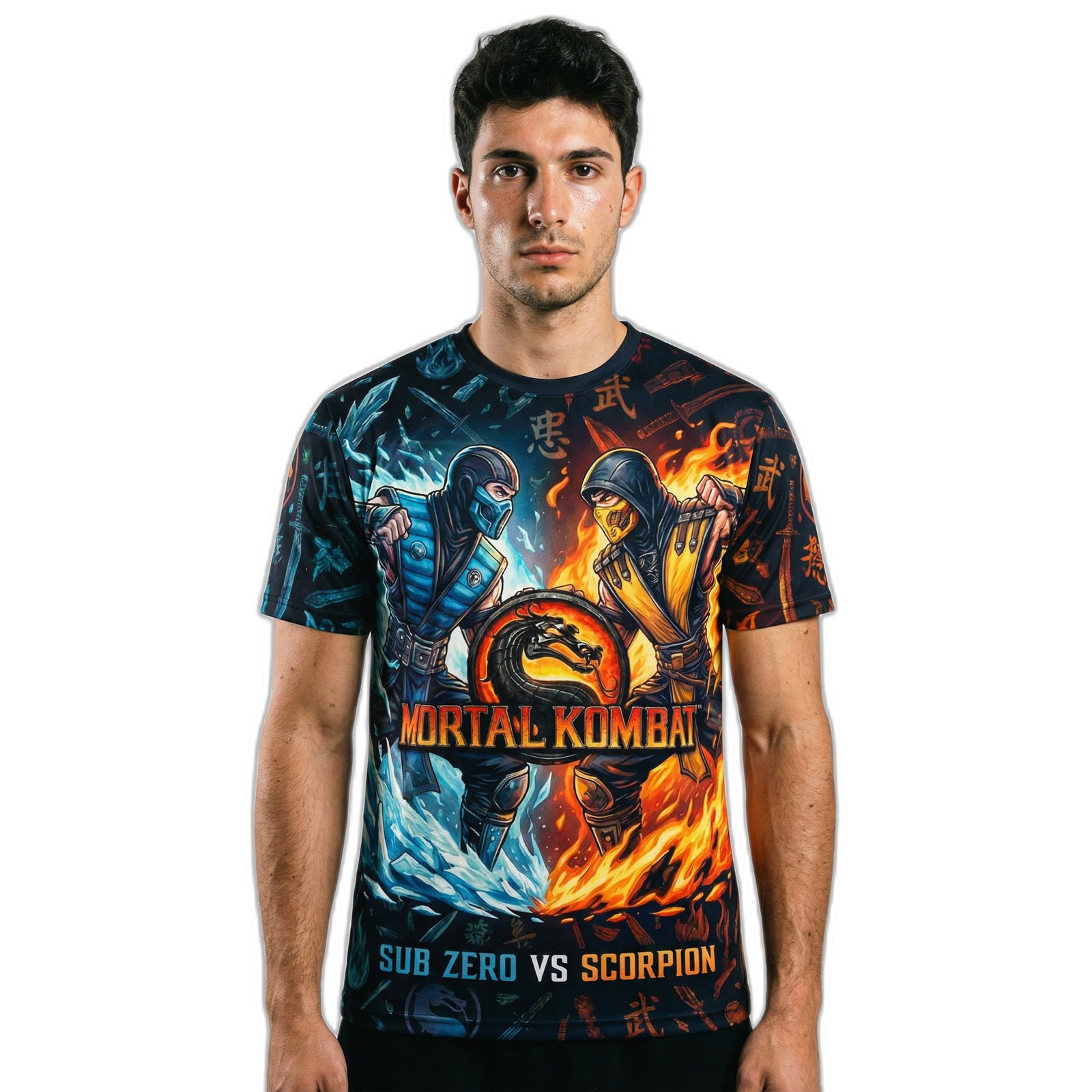 Remera Mortal Kombat Sub Zero Vs Scorpion