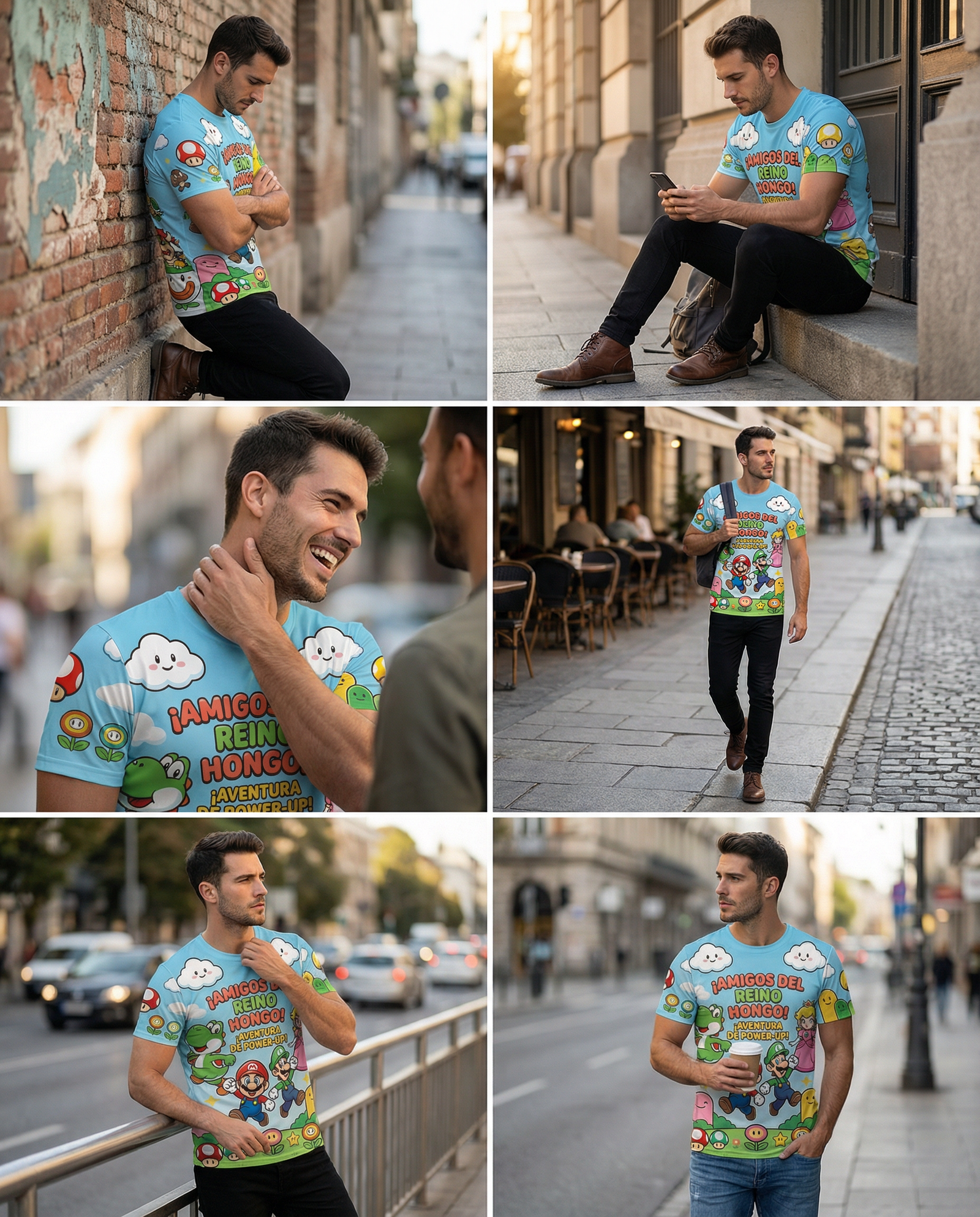 Remera Super Mario Bros