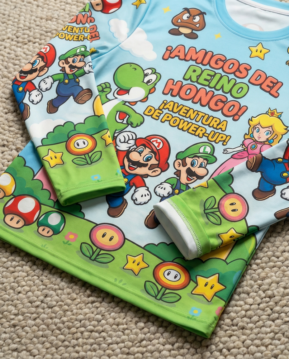 Remera Super Mario Bros