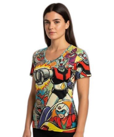 Remera Mazinger Z Cómic Collage