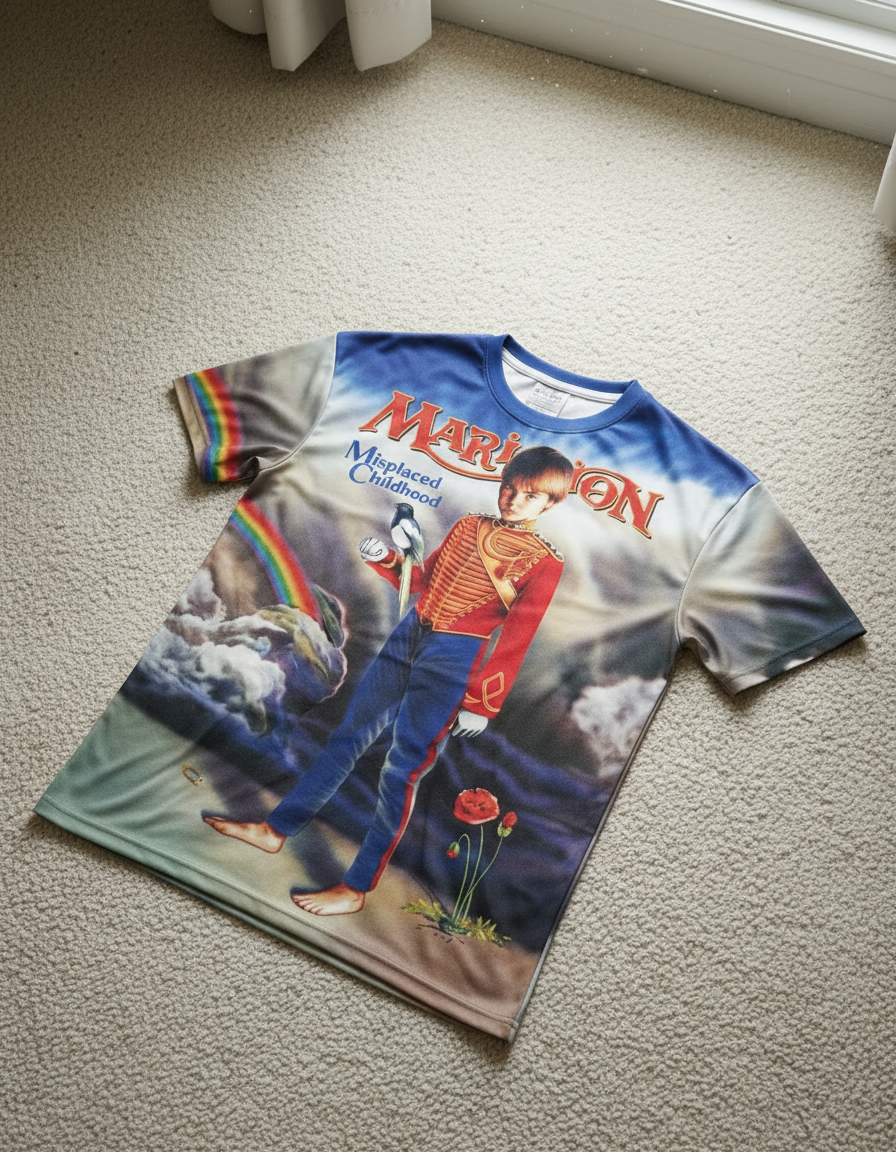 Remera Marillion Misplaced Chilhood