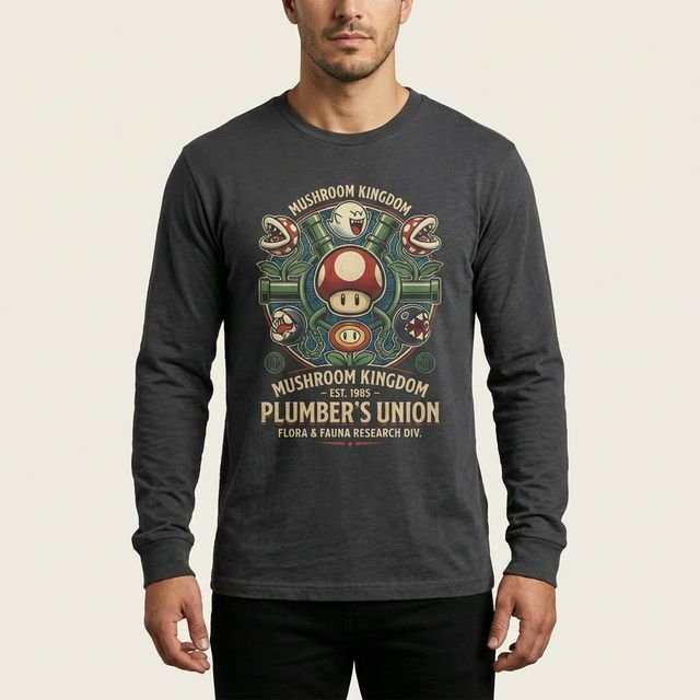 Remera Super Mario Mushroom Kingdom Plumber's Union - Image 4
