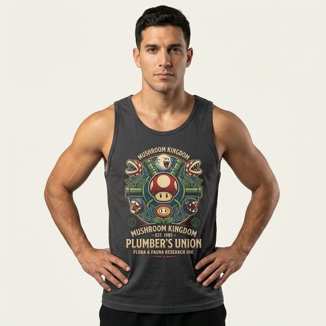 Remera Super Mario Mushroom Kingdom Plumber's Union - Image 7