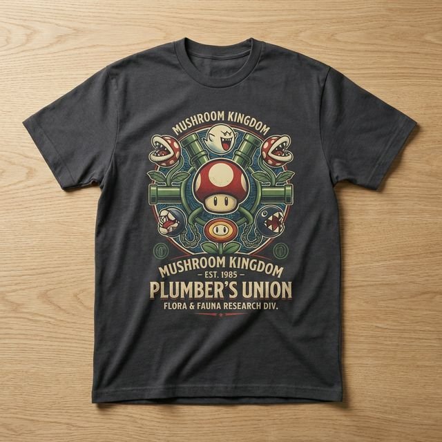 Remera Super Mario Mushroom Kingdom Plumber's Union - Image 8