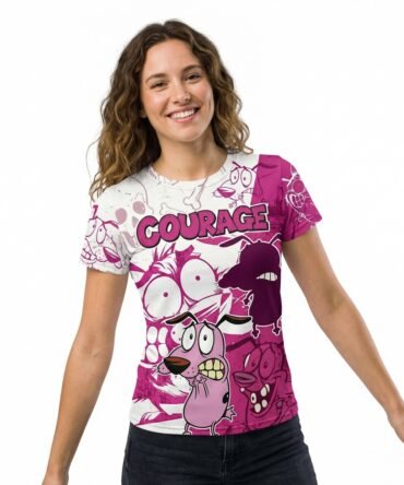 Remera Coraje el Perro Cobarde