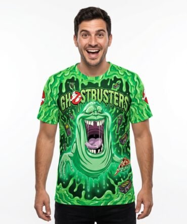 Remera Ghostbusters Slimer & Stay Puft