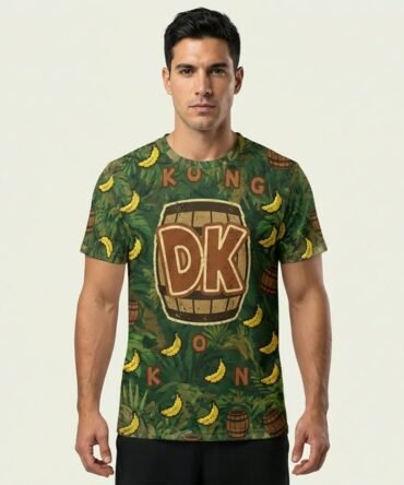 Remera Donkey Kong Jungle Barrel & Mine Cart