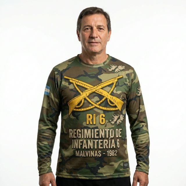 Remera Malvinas RI 6 - Regimiento de Infantería 6 - Image 3