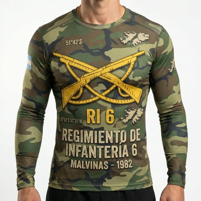 Remera Malvinas RI 6 - Regimiento de Infantería 6 - Image 4