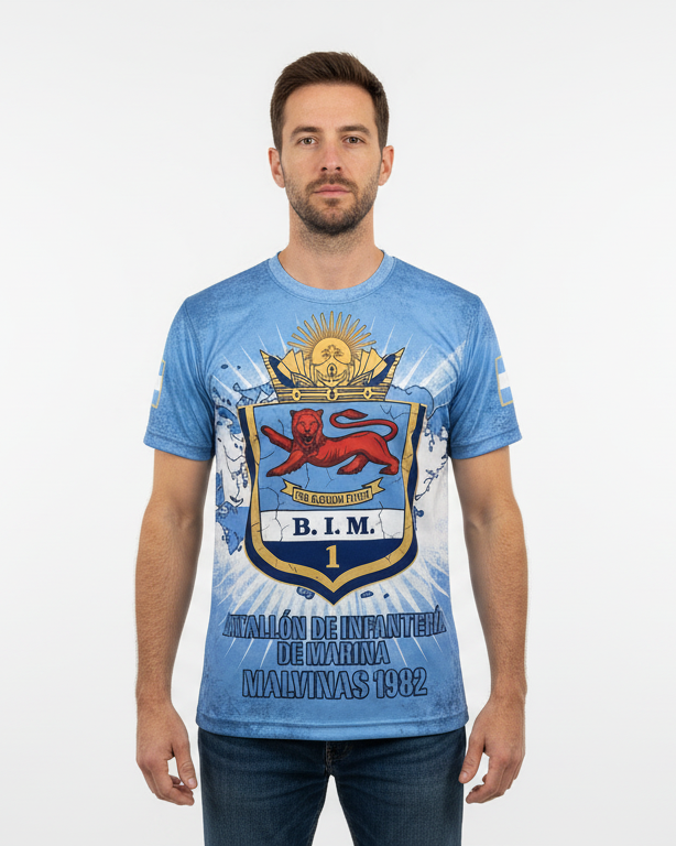 Remera Remera Malvinas Regimiento BIM 1