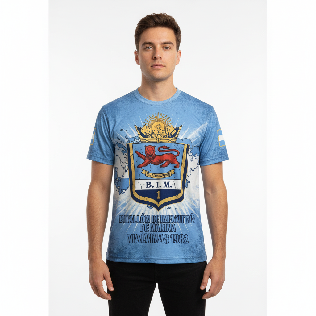 Remera Remera Malvinas Regimiento BIM 1