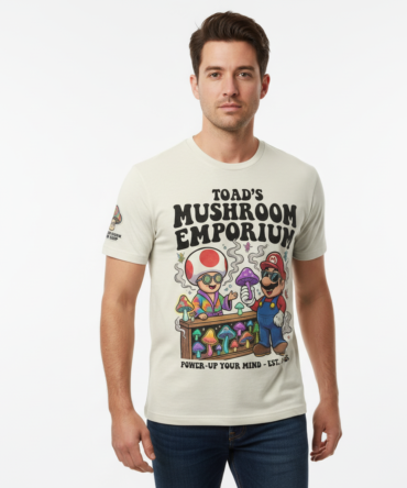 Remera Toads Mushroom Emporium Mario