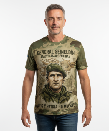 Remera Malvinas Argentinas General Seneildín