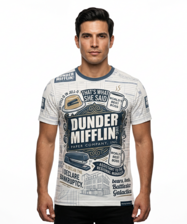 Remera The Office Dunder Mifflin Scranton Branch