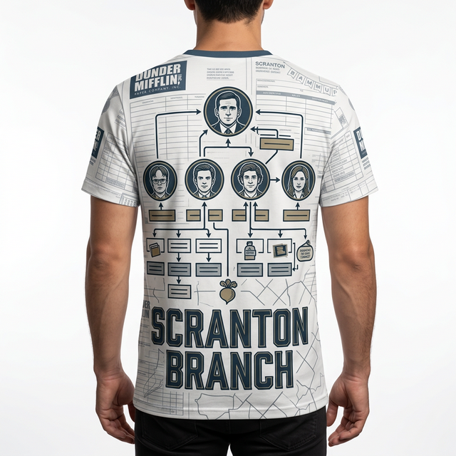 Remera The Office Dunder Mifflin Scranton Branch - Image 2