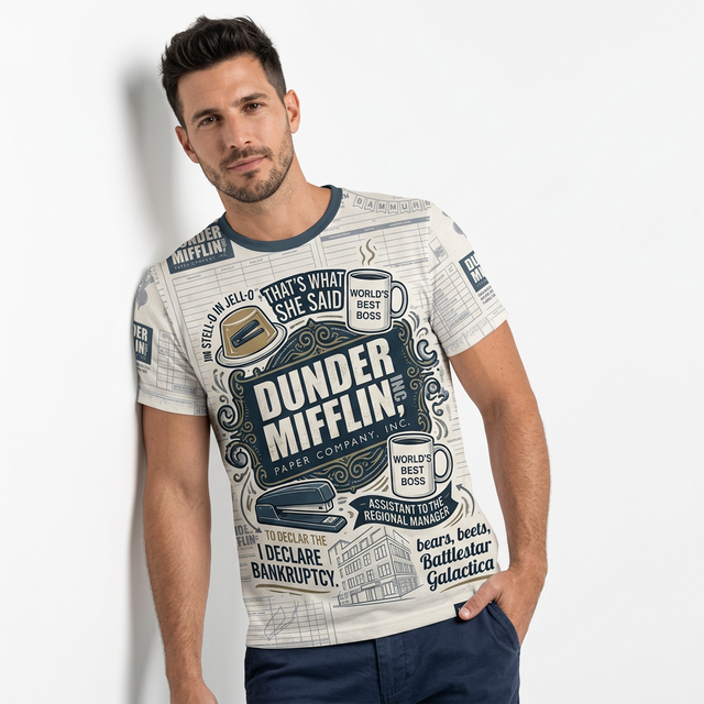 Remera The Office Dunder Mifflin Scranton Branch - Image 3