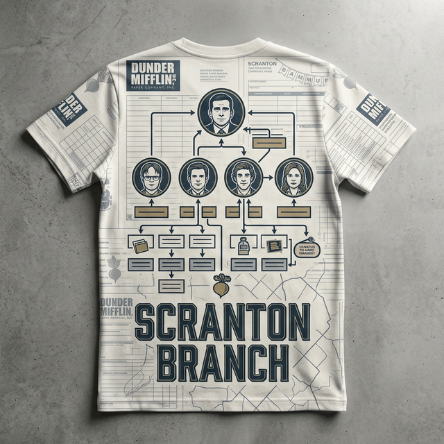 Remera The Office Dunder Mifflin Scranton Branch - Image 7