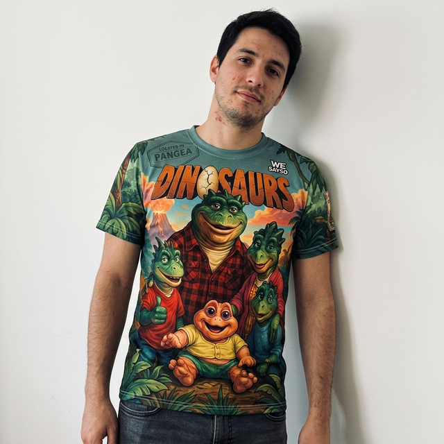Remera Dinosaurios Familia Sinclair Full Print Pangea - Image 3