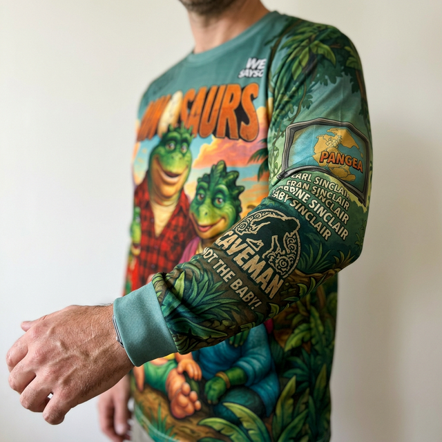 Remera Dinosaurios Familia Sinclair Full Print Pangea - Image 4