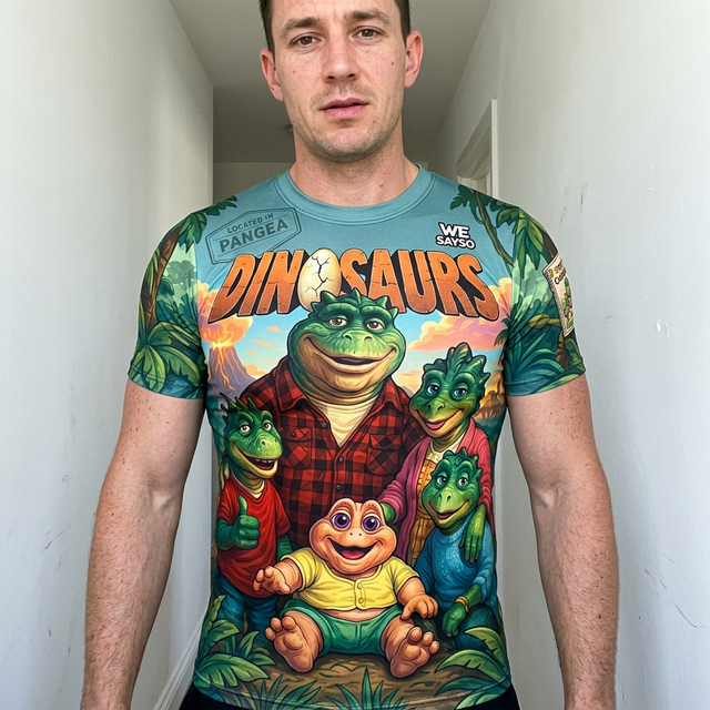 Remera Dinosaurios Familia Sinclair Full Print Pangea - Image 5
