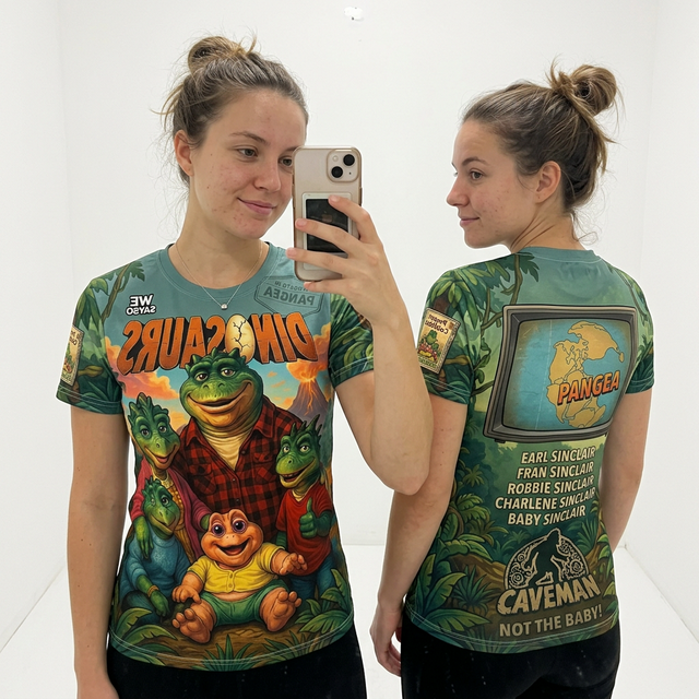 Remera Dinosaurios Familia Sinclair Full Print Pangea - Image 6