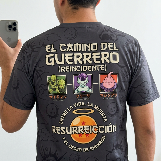 Remera Krillin El Camino del Guerrero Reincidente Full Print - Image 2