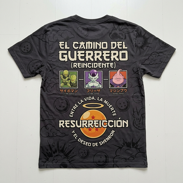 Remera Krillin El Camino del Guerrero Reincidente Full Print - Image 8