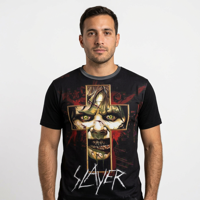 Remera Slayer Metal