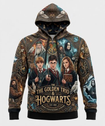 Buzo Harry Potter Hogwarts Golden Trio